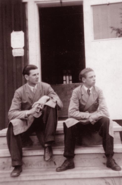 Karl-Erik och Lars Bergström